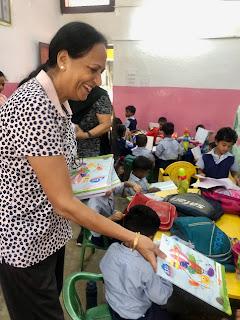3-in-1 notebooks gifted to children